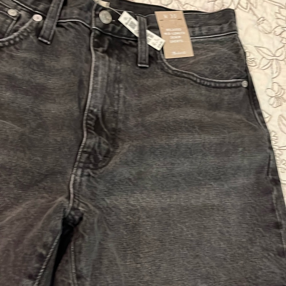 NWTBlack Denim shorts